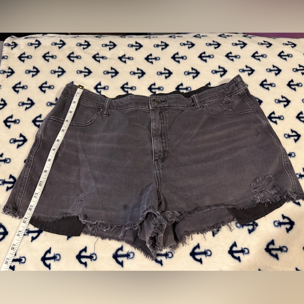 Aerie Black and Gray Shorts